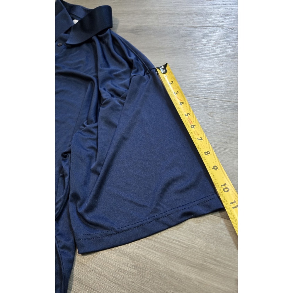 Collars and Co Dress Collar Polo Men's 3XL Blue Short Sleeve Shirt Performance - Picture 11 of 12
